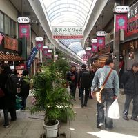 ホテルより商店街行きのシャトルバスが出ている