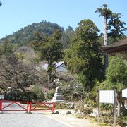 高いところに神社