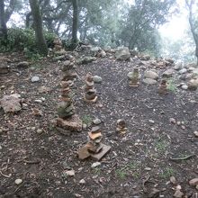 昔の城塞の跡？かな。