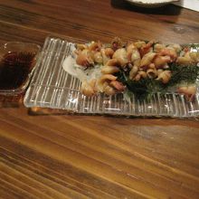 コマ貝の刺身６８０