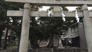 住宅街の中の歴史