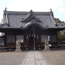 尾上神社で撮影