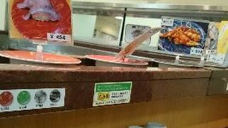 イトーヨーカドー内の回転寿司