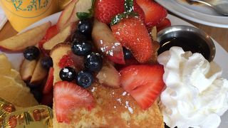 パンケーキが有名なお店