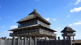 位の高い人物が居住した郭。