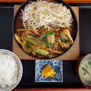 ボリュームしっかり定食屋さん♪