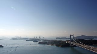 瀬戸大橋の眺めが素晴らしい。