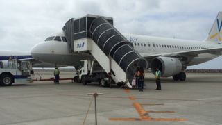 ＬＣＣから無料バスで移動しました