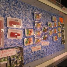 刺身コーナー