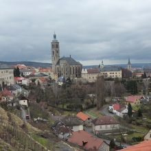 大聖堂と眼下に広がる町並みを見下ろせます