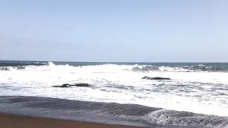 きれいな波のある海です