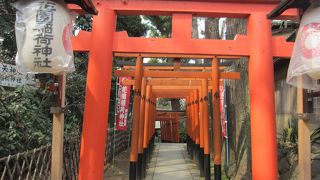 彰義隊の戦いの最後の激戦地　穴稲荷