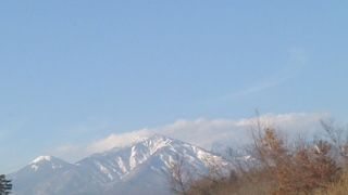 まだ雪が残っていました