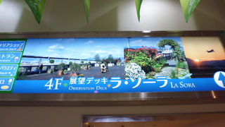 飛行機がよくみえます