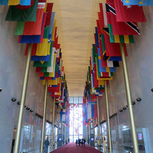 センター内一階の通路です