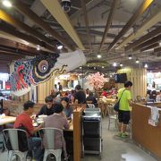 ラーメン店６店舗が入ったフードコート形式