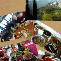 朝食バイキング。そばもありましたよ。