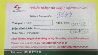 タンソンニャット空港からタクシー