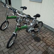 １日５００円のレンタル自転車