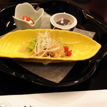 「宝来」旬菜三品