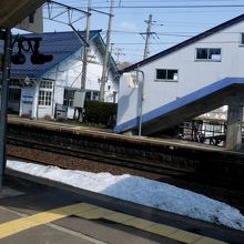 雪の残る奥中山高原