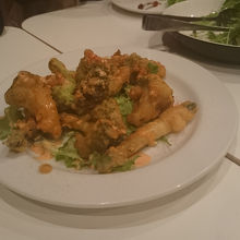 ブロッコリーとアスパラのフリット