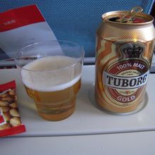 トルコビール　機内