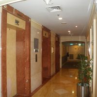 ホテルの廊下です！