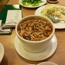 酸辛湯は美味しくいただけました