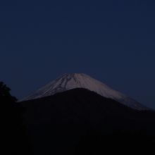 部屋からの富士山