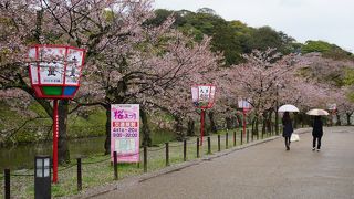 大きなぼんぼりが飾られて