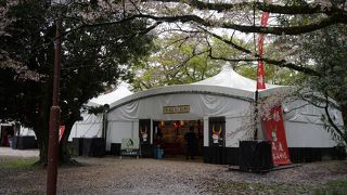 彦根城桜まつりのイベント会場の一つ