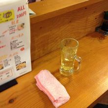 １階カウンター