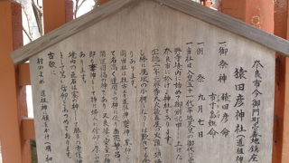 街中の由緒ある小さな神社です