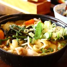 山梨名物ほうとうです！