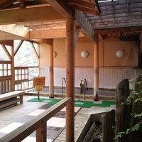 檜の露天風呂です。