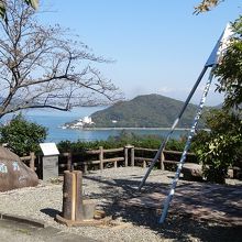 金比羅山の手前にある「めだかの学校」周辺からの眺め