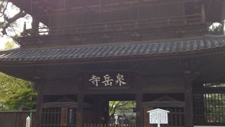 立派な門でした