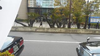 浜松町から海に向かう道