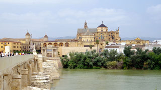 橋の上から見るメスキータはまた格別