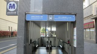 エスカレーターがあります