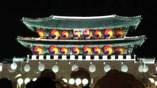 光化門広場の光のイベント