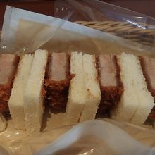 浪漫館カツサンド（ヒレ）