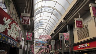 昔からあるアーケード街