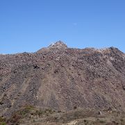 雲仙登山　妙見岳～国見岳～普賢岳を縦走し平成新山を望む。