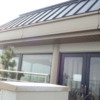 最上階の中華料理店。今回は利用せず。最上階非常階段から撮影