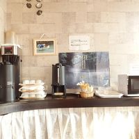ロビーではコーヒーの無料サービス