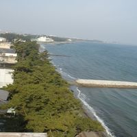 最上階非常階段からの眺望（二見浦とは反対方向の海岸）