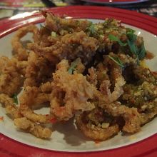 THREE CHILI CALAMARI