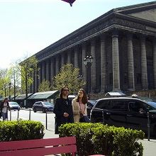 フォションのテラス席から撮影